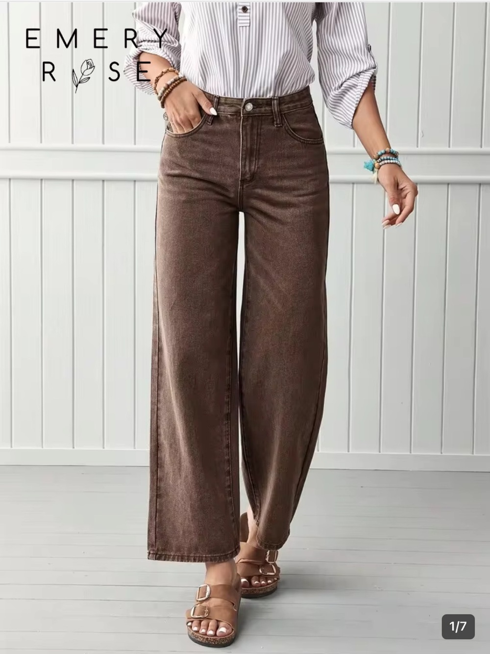 NWT EMERY ROSE High Waist Straight Leg Jeans